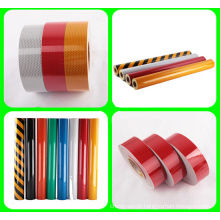 High Intensity Reflective Tapes with Excellent Extensibility and High Transparency PVC Film
